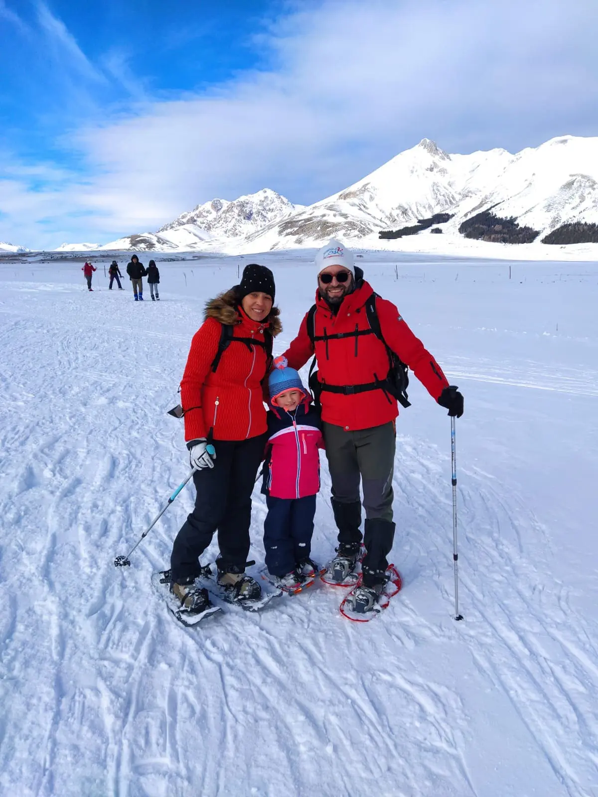 ciaspolata Campo imperatore bambini