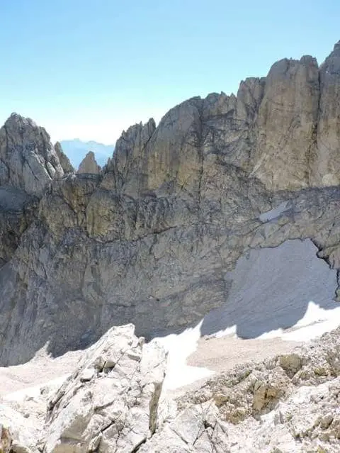 Ghiacciao Gorno Grande Il Bosso trekking corno grande