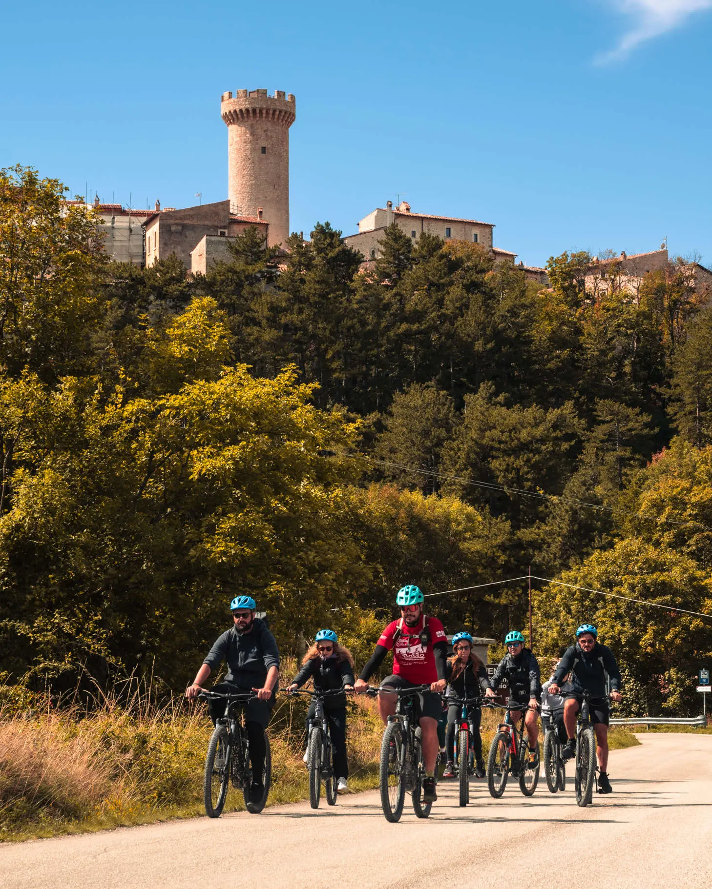Ebike abruzzo autunno gran sasso