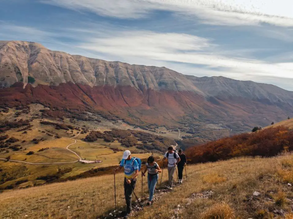 Trekking mileto maiella Il bosso autunno