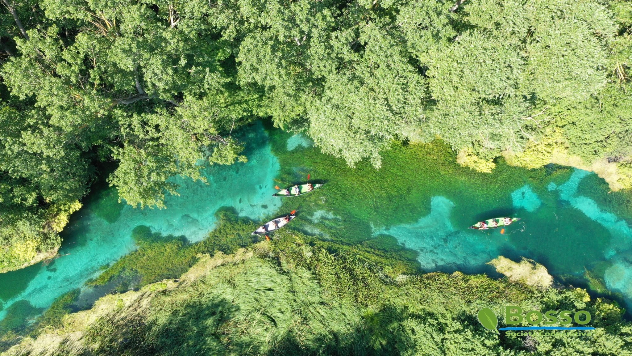 Canoa Sul Fiume Tirino Abruzzo Il Bosso